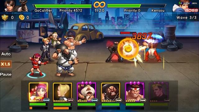 KOF '98 Ultimate Match Online Android iOS Walkthrough - Part 35 - Chapter 14 ELITE смотреть онлайн