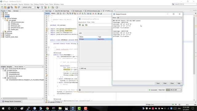 Tracking via GPS + Java ME + Raspberry pi 3 смотреть онлайн