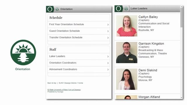 SUNY Oswego Mobile App смотреть онлайн