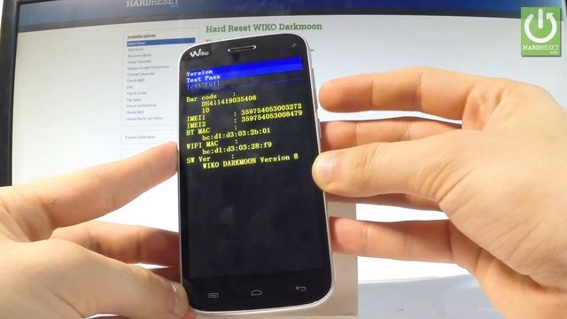 WIKO Darkmoon Factory Mode / Phone Test / Android Test Menu смотреть онлайн