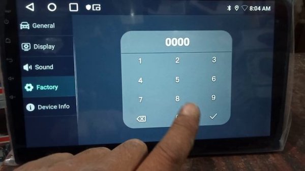 Car Android stereo Android Auto Car play 8163 factory settings password