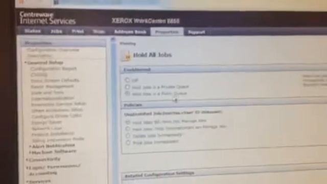 Xerox 58xx Hold and Print смотреть онлайн