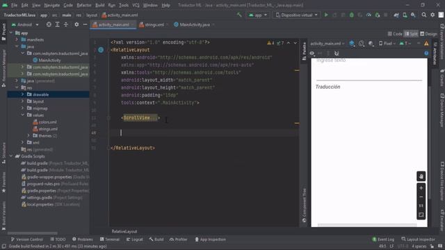 03.- Diseño UI | Traductor con Android Studio y Google ML смотреть онлайн