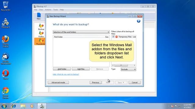 Backup Windows Mail with FBackup смотреть онлайн