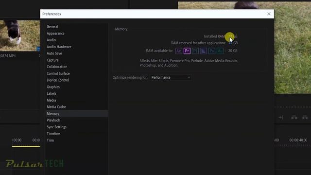 HOW TO ALLOCATE MORE RAM TO ADOBE PREMIERE PRO 2020 смотреть онлайн