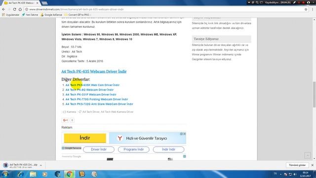 A4 TECH Webcam Driver Yükleme смотреть онлайн