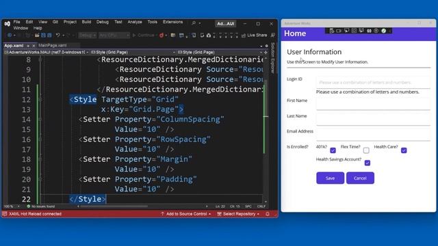Use Styles to Improve the UI 5 of 18  Building Apps with XAML and NET MAUI