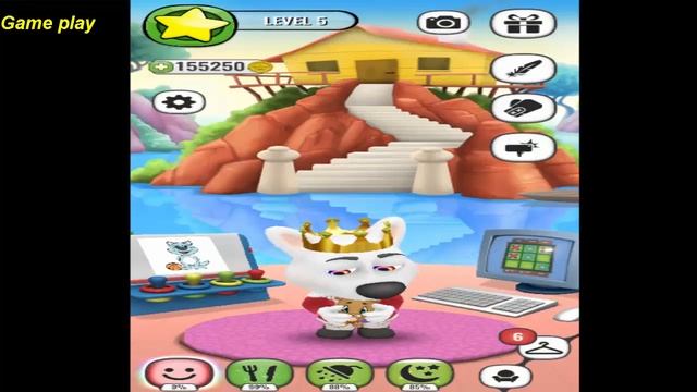 My Talking Dog 2 Virtual Pet - Gameplay смотреть онлайн