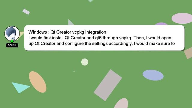 Windows : Qt Creator vcpkg integration смотреть онлайн