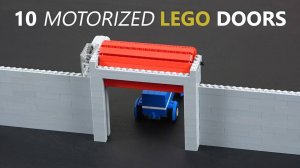 Постройка 10 моторизованных дверей LEGO