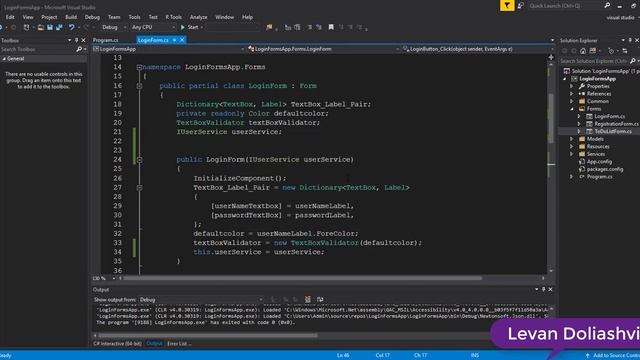 CSharp Basic Tutorial 49 WindowsForms Login Registration Forms Part2 смотреть онлайн