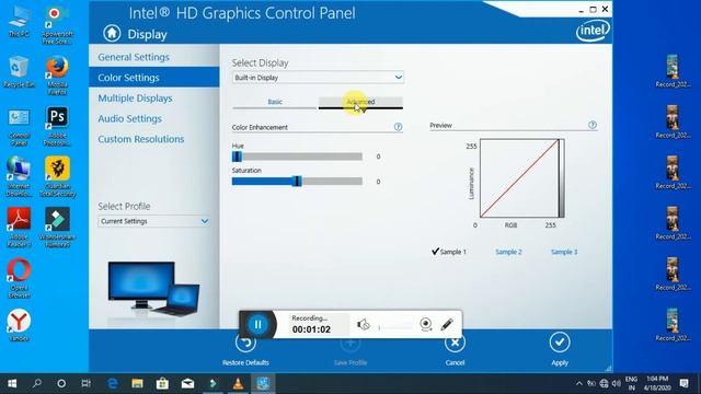 Best Colour Setting Intel Graphics | смотреть онлайн