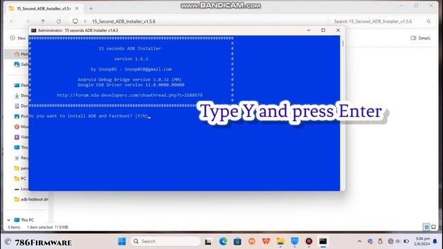 How to install ADB and Fastboot drivers in windows [ 15 seconds ] смотреть онлайн