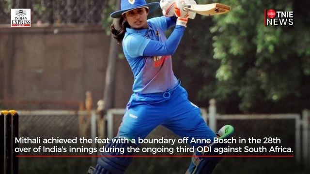 Mithali Raj becomes first Indian woman cricketer to score 10,000 international runs смотреть онлайн