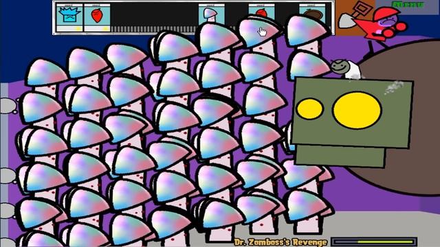 Pea Hypno-shroom vs Dr. Zomboss Plants vs Zombies смотреть онлайн
