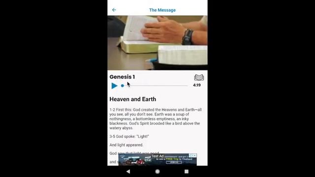 [Mobile Android App] The Message Bible смотреть онлайн