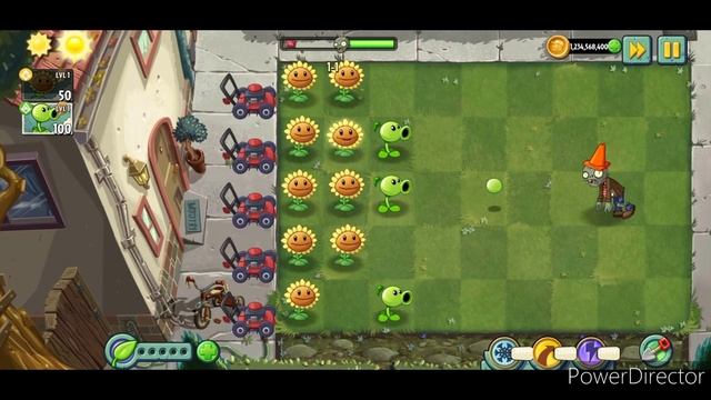 My PvZ 2 Custom Level Pack : Level 1-1 смотреть онлайн