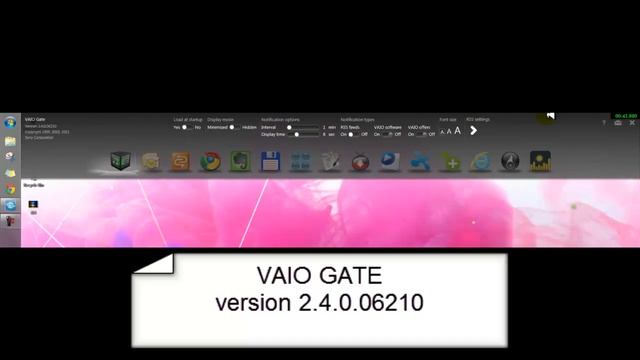 Sony Vaio Gate NEW FUNCTION! 2.4.0.06210 - смотреть онлайн