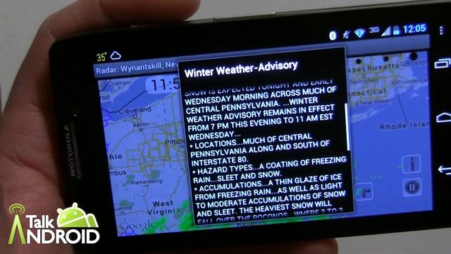Featured Android App Review: eWeather HD, Radar HD, Alerts [Weather] смотреть онлайн