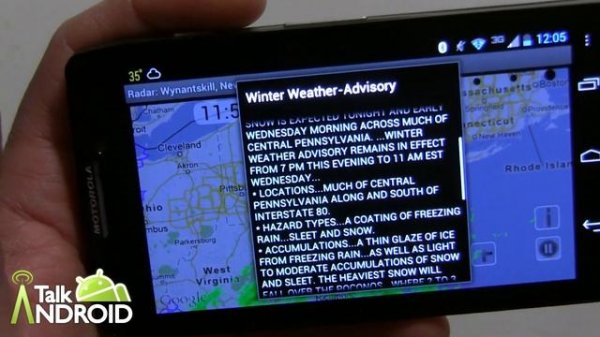 Featured Android App Review: eWeather HD, Radar HD, Alerts [Weather]