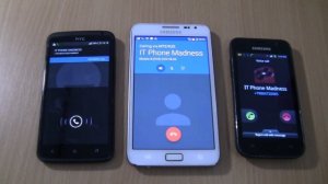Samsung S2 Fake call on HTC+Incoming call&Outgoing call at the Same Time Samsung S+Note 1 Android 7