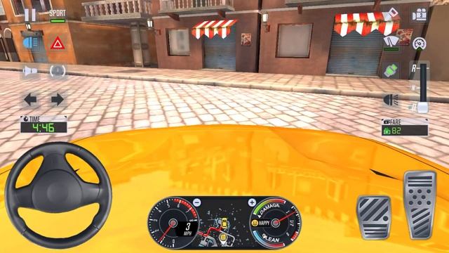 Police Car vs Muscle Cab 🚔 City Car Driving Games Android iOS - Taxi Sim 2020 Gameplay смотреть онлайн