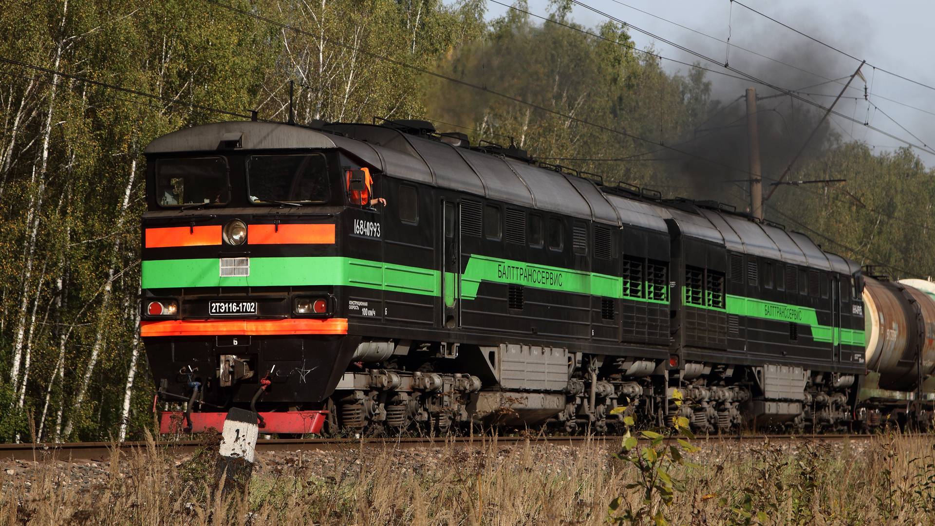 ВЛ10У с пассажирским поездом, редкий на БМО ЧС7 и другой подвижной состав. Перегон Кресты-Сандарово смотреть онлайн