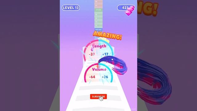 Hair Rotate Run - All Levels Gameplay Android,ios (Levels 11-15) смотреть онлайн