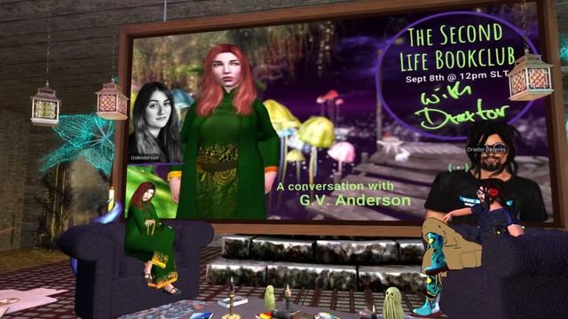 The Second Life Book Club with Draxtor - G.V. Anderson смотреть онлайн