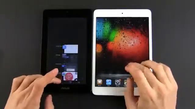 Asus Memo Pad 7 vs iPad Mini cheap Android vs mini iOS tablet смотреть онлайн