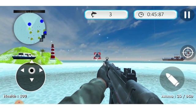 Shark Hunter Spearfishing Game смотреть онлайн
