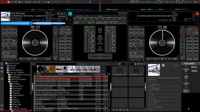 Testing Echo master effect in Virtual Dj 9 смотреть онлайн