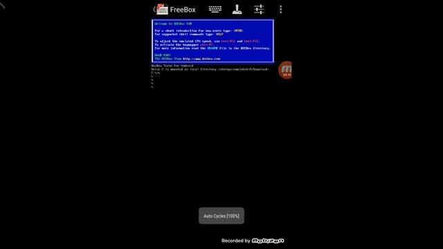 How to run qbasic in dosbox in Android смотреть онлайн