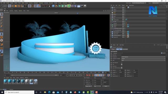 រៀន Cinema 4d កម្រិតដំបូងជាមួយ Neatshare ផ្នែកទី២ (Lighting,Material,Rendering) free c4d template смотреть онлайн