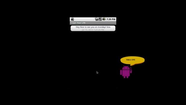 Crypt Your Life : Sms Android App смотреть онлайн
