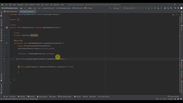 How to restrict Dual App functionality for your Android App? - Android Studio code смотреть онлайн