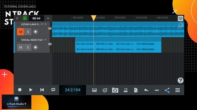 Tutorial Cover Lagu Mudah di HP Android | N-Tracks Studio 9 смотреть онлайн