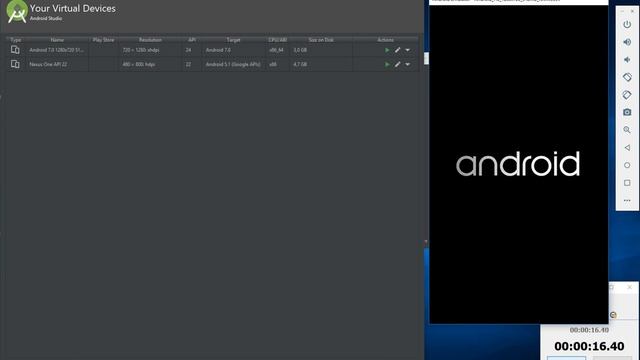 Android Studio Emulator - HyperV - normal boot смотреть онлайн