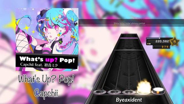 What's Up? Pop! (Feat. Hatsune Miku) - Capchii - Clone Hero Chart Preview смотреть онлайн