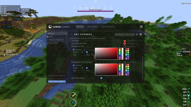 How to make a chroma keystrokes on Lunar Client смотреть онлайн