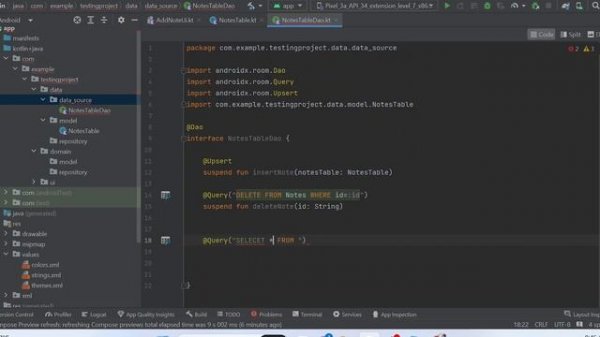 Complete Notes App From Scratch Using Clean Architecture In Jetpack Compose | Android Studio