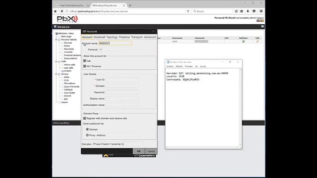 Configurar Softphone Troncal SIP PBXhosting смотреть онлайн