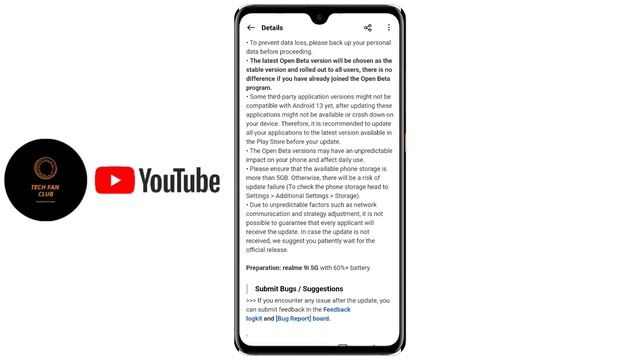 Realme new update Realme UI 4.0 Update Android 13 update, Android 13 Update list in NOVEMBER 2022 смотреть онлайн