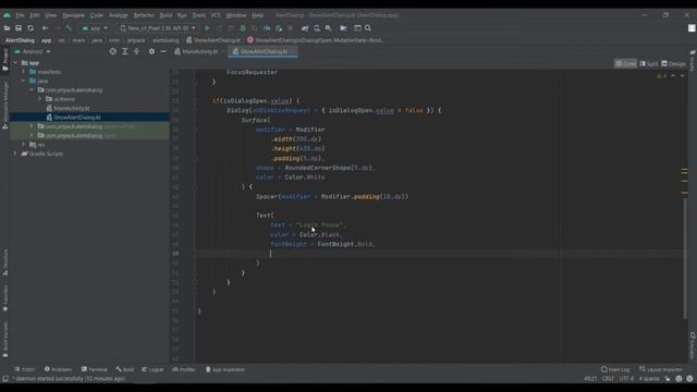 How to Create Custom AlertDialog in Jetpack Compose | Android | Make It Easy смотреть онлайн