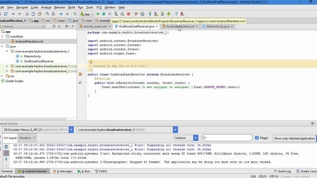 Android App Development Tutorial Series - 23 - Broadcast Receiver_1 смотреть онлайн