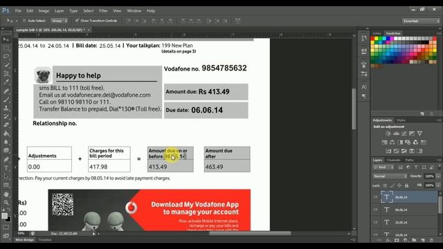 Basic 4: Easy Trick to edit UTILITY Bills (Mobile Bill) смотреть онлайн