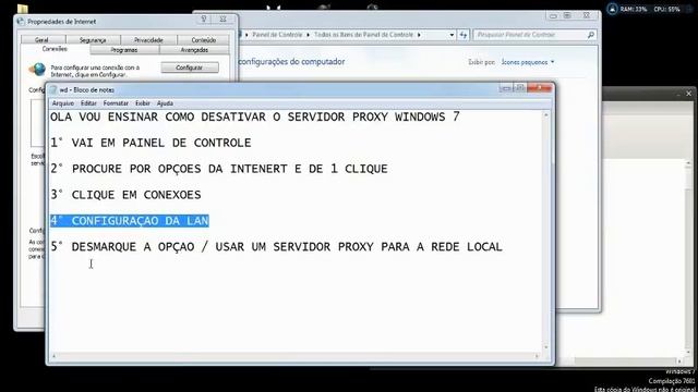 Como desativar servidor proxy - windows7 смотреть онлайн