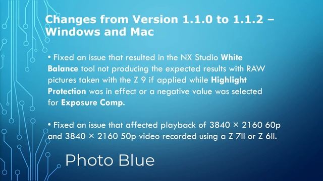 NX Studio - Nikon Releases New Update Version 1.1.2 смотреть онлайн