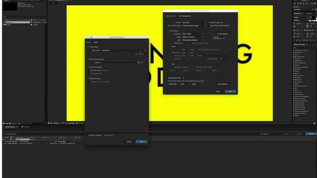 Changing Codecs in After Effects смотреть онлайн