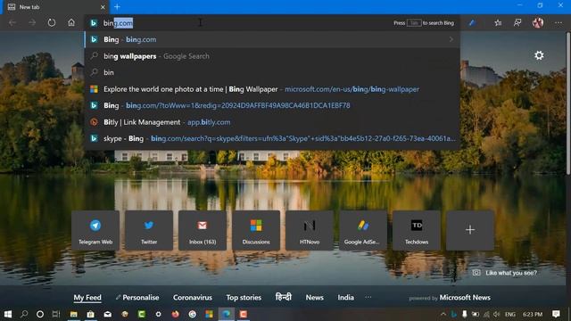 How to Set Bing Images as Windows 10 Desktop Background (Officially) смотреть онлайн